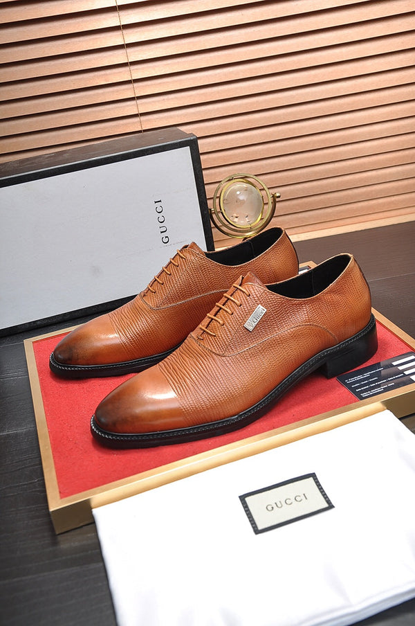 GG Men's Dress Shoe Brown Cowhide 499525
