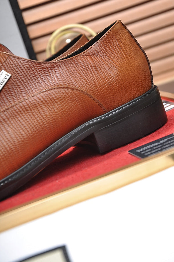 GG Men's Dress Shoe Brown Cowhide 499525