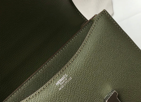 CONSTANCE 18 PINE EPSOM SILVER HARDWARE