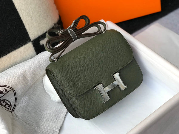 CONSTANCE 18 PINE EPSOM SILVER HARDWARE