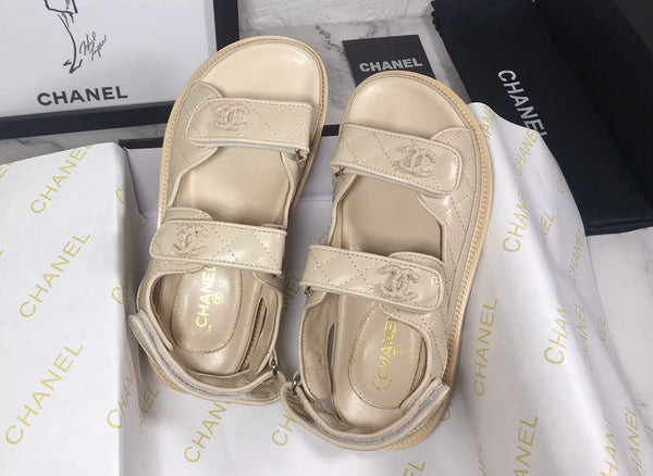 CC 25S Dad Sandal Nude Calfskin