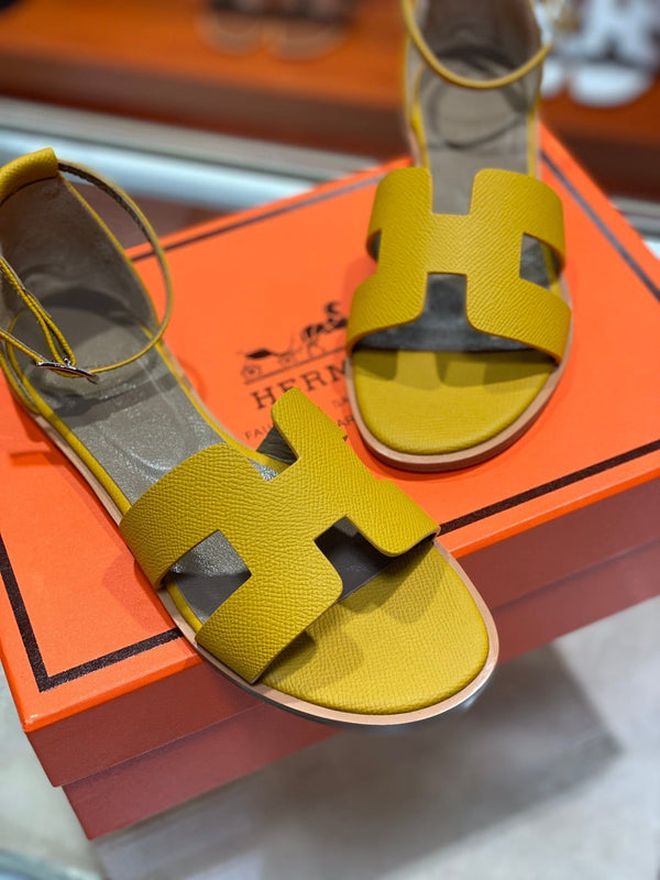 SANTORINI SANDAL AMBER CALFSKIN