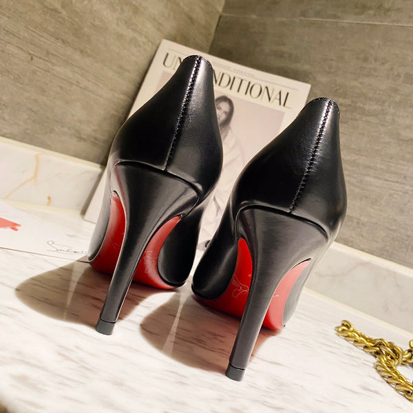 CL Simplenodo Bow Pumps 85mm Nappa Leather Black