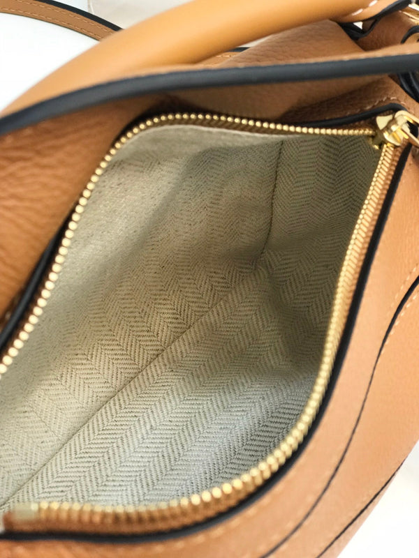 BORSA LOE MINI 18 PUZZLE IN CALDA PELLE DI VITELLO COLOR DESERTO