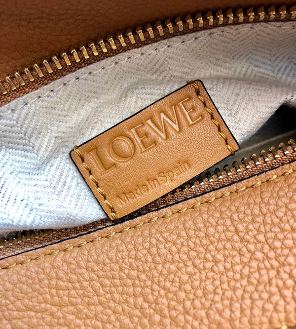 BORSA LOE MINI 18 PUZZLE IN CALDA PELLE DI VITELLO COLOR DESERTO