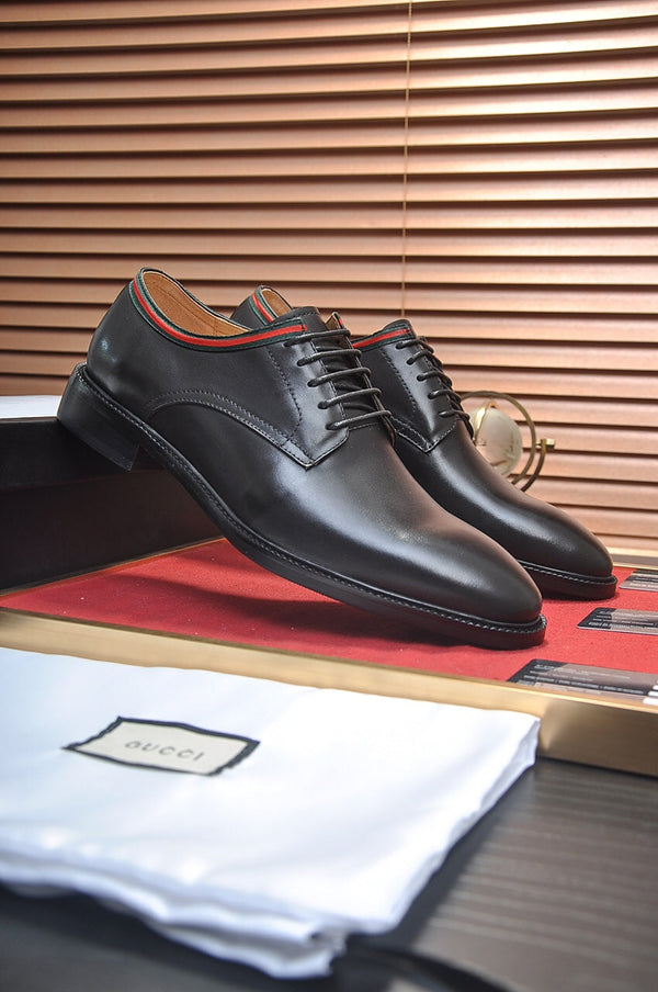 GG Men's Dress Shoe Black Cowhide 140494