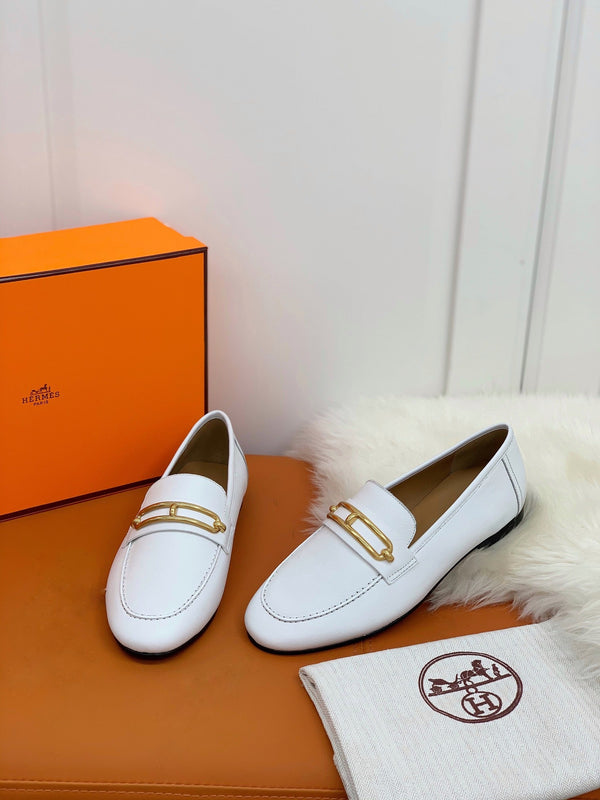 HM Men's Colette Loafer White Cowhide GHW 546343