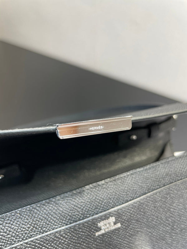 CONSTANCE TO GO 20.5 NERO EPSOM ARGENTO HARDWARE