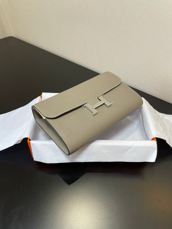 CONSTANCE TO GO 20.5 GREY EPSOM SILVER HARDWARE