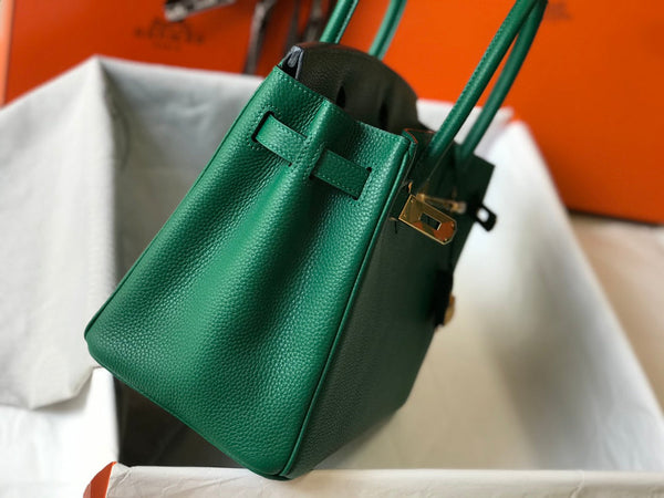 HM BIRKIN GREEN TOGO LEATHER GOLD HARDWARE