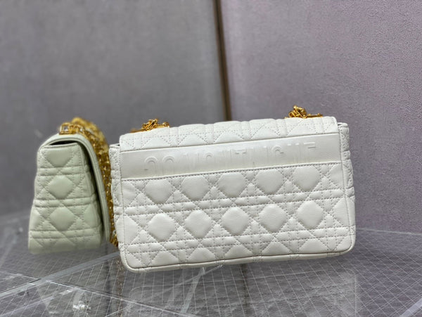 medium caro 25.5 white calfskin