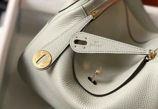 HM LINDY 30 BAG CREAM TAURILLON CLEMENCE LEATHER