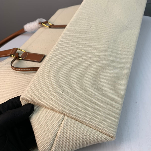 CL Cabas Tote 44cm Cream Canvas 142094
