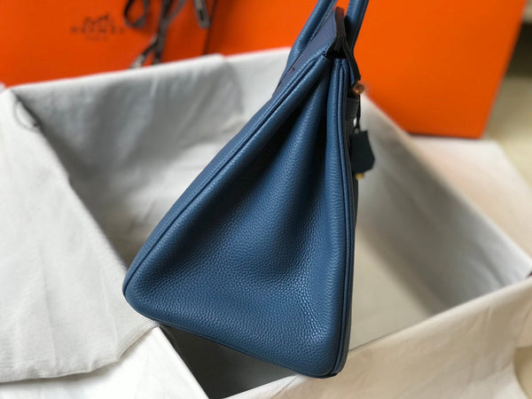 HM BIRKIN 35CM DARK BLUE TOGO LEATHER GOLD HARDWARE