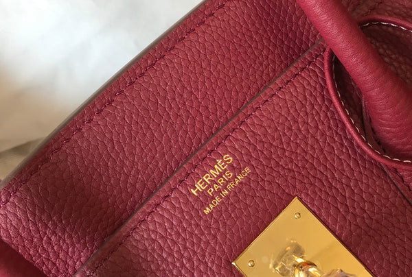 HM BIRKIN 35CM BURGUNDY TOGO LEATHER GOLD HARDWARE