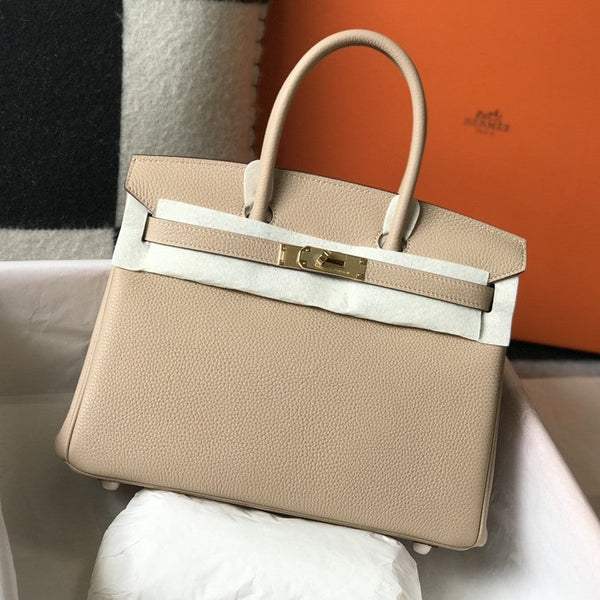 HM BIRKIN 35CM BEIGE PELLE TOGO FERRAMENTA ORO