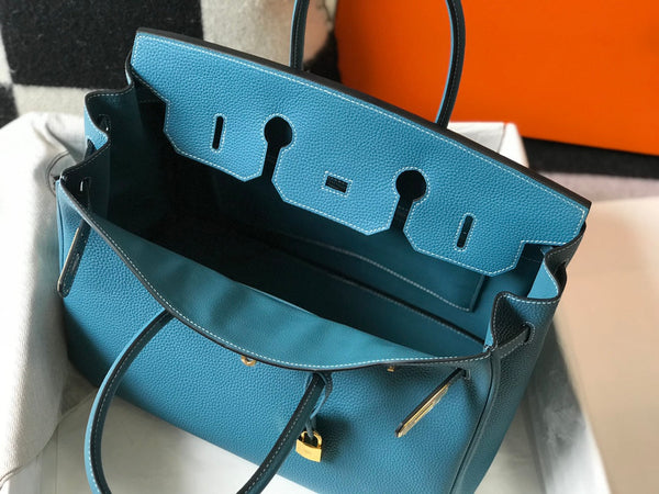 HM BIRKIN 35CM BLUE TOGO LEATHER GOLD HARDWARE