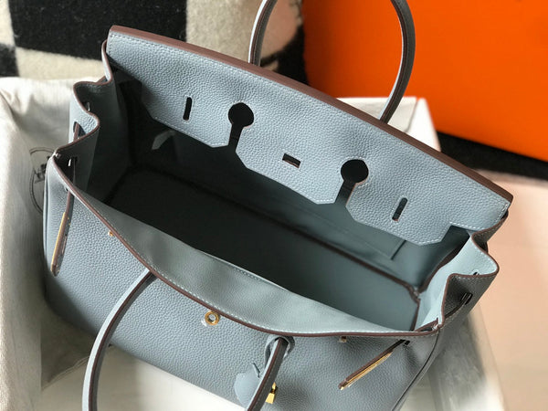 HM BIRKIN 35CM SKY BLUE TOGO LEATHER GOLD HARDWARE