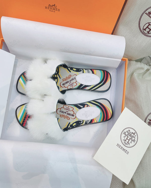 HM 25 Oran White Mink Fur Fabric 348090