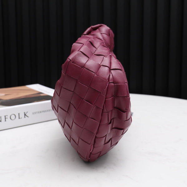 mini jodie 28 burgundy lambskin