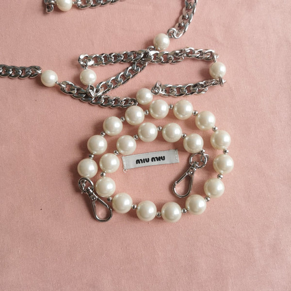 BORSA CRYSTAL CHAIN 21 IN PELLE DI AGNELLO NERA