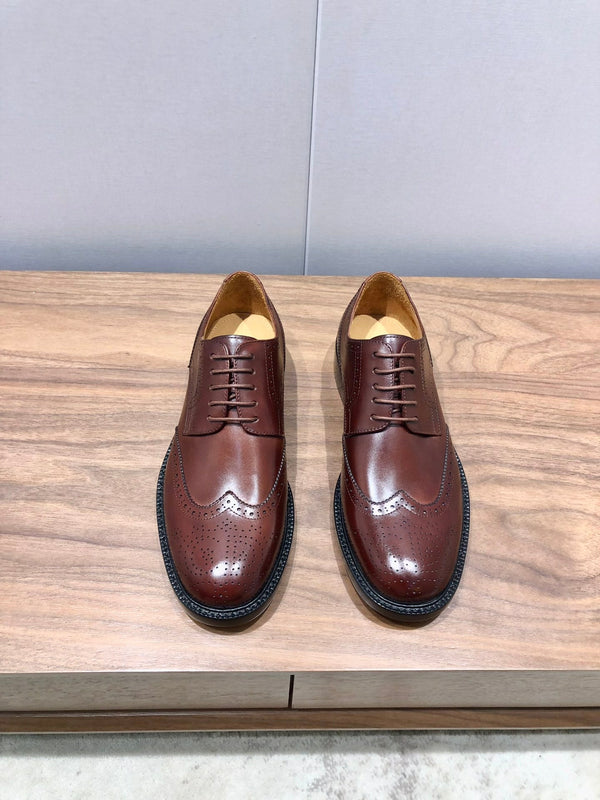 CD LONDON WINGTIP OXFORD BROWN CALFSKIN