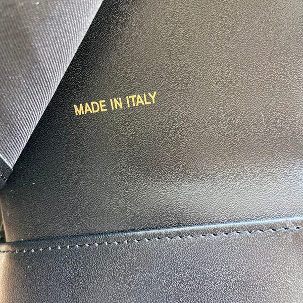 CC Boy Small Flap Wallet Black Caviar GHW 156520