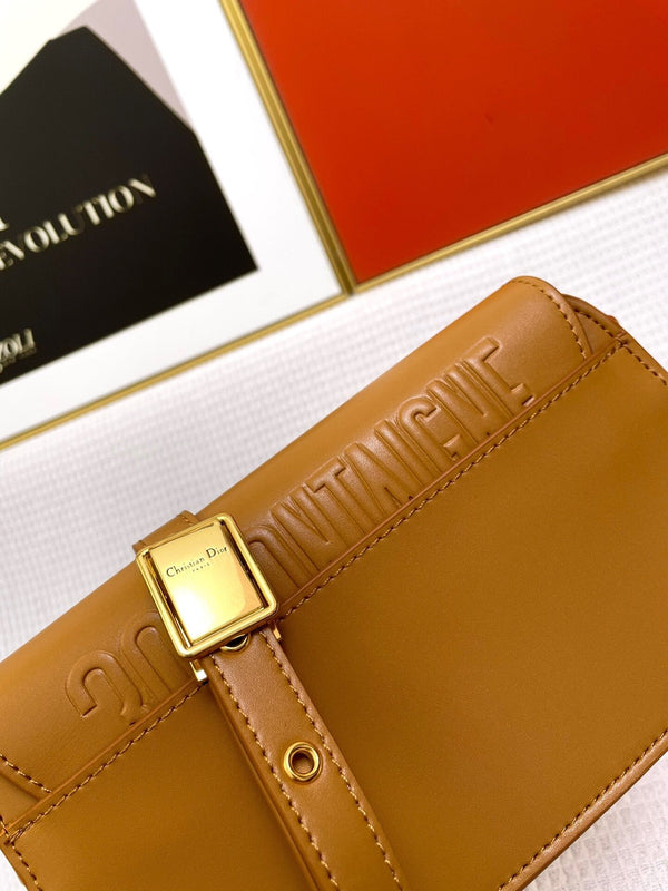 BORSA MINI BOBBY EAST-WEST 20 IN PELLE DI VITELLO MARRONE CIOCCOLATO