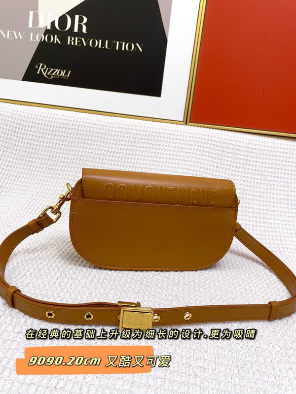 BORSA MINI BOBBY EAST-WEST 20 IN PELLE DI VITELLO MARRONE CIOCCOLATO