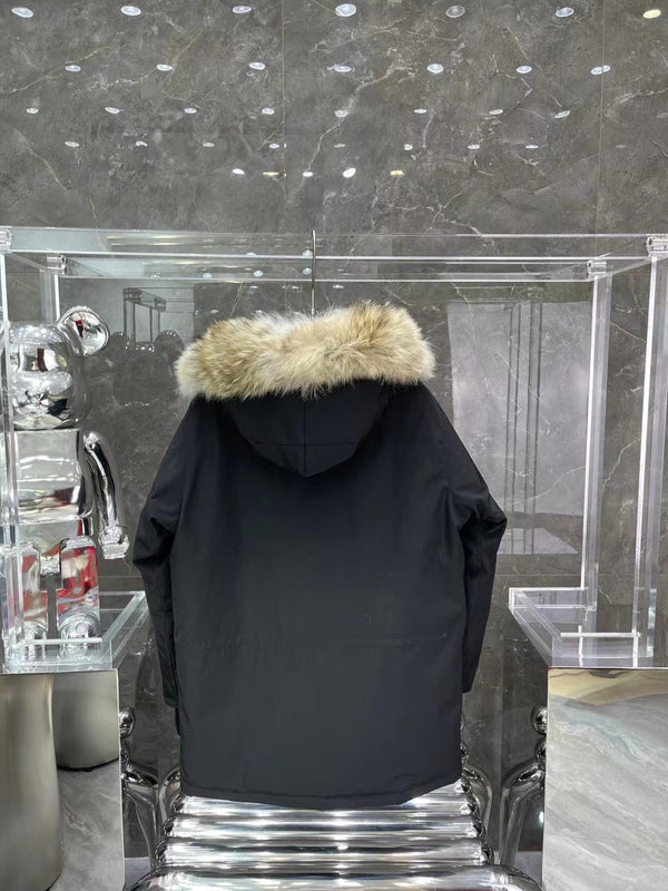 C. Goose Bomber Jacket Black Polyester 0031