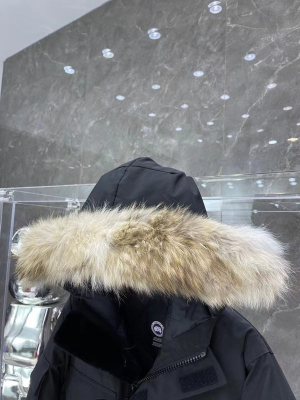 C. Goose Bomber Jacket Black Polyester 0031