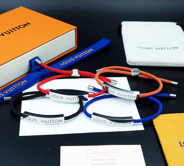 LV Space Bracelet Silver Red