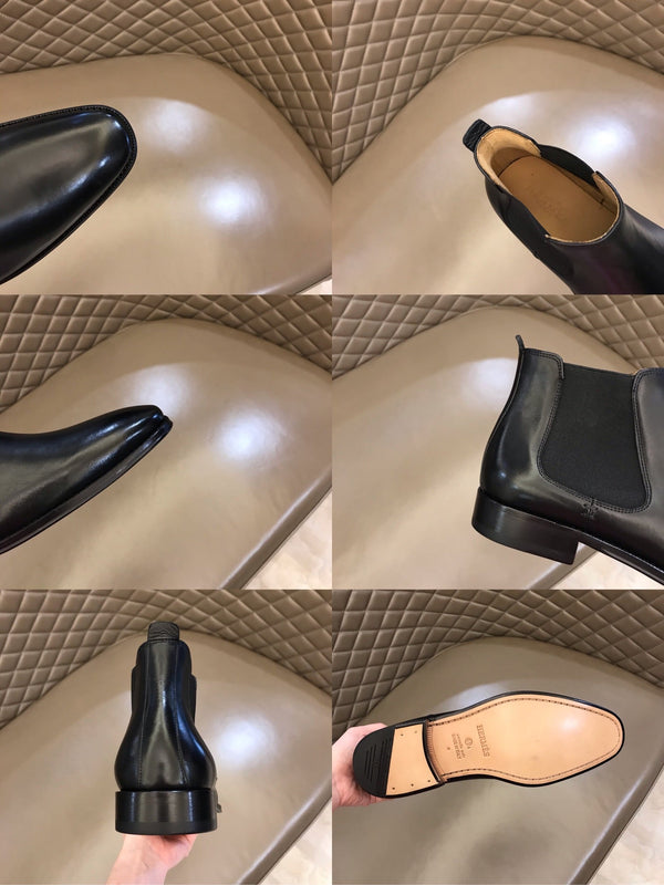 HM Men's Boot Black Patent Leather 527894