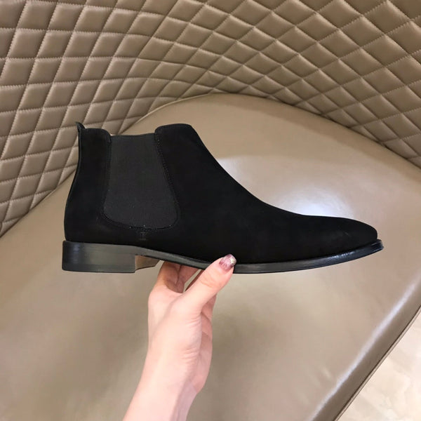 HM Men's Chelsea Boot Black Suede