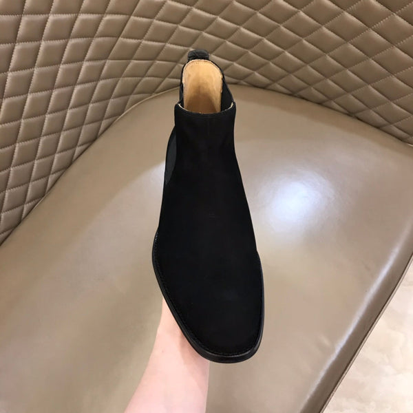 HM Men's Chelsea Boot Black Suede