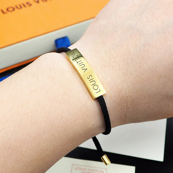 LV Space Bracelet Gold Black