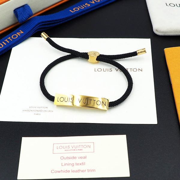 LV Space Bracelet Gold Black