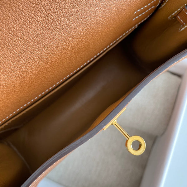 Kelly Danse II 22cm Pelle Evercolor Tan Ghw