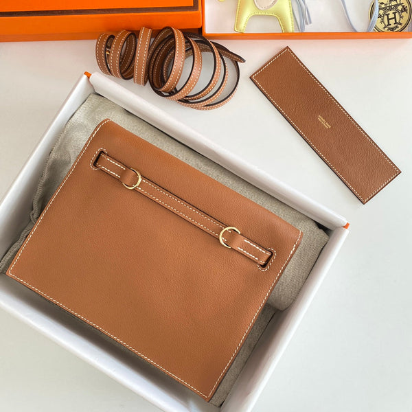 Kelly Danse II 22cm Pelle Evercolor Tan Ghw