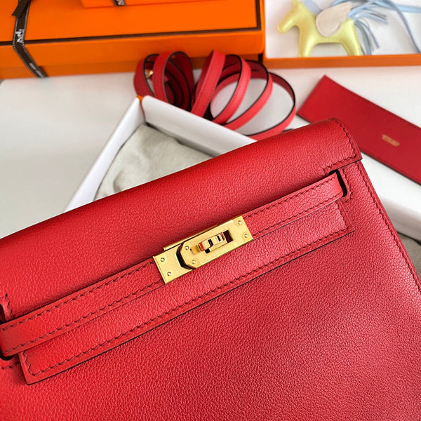 Kelly Danse II 22cm Rosso Evercolor Pelle Ghw