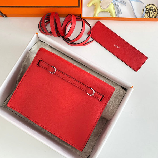 Kelly Danse II 22cm Red Evercolor Leather Shw