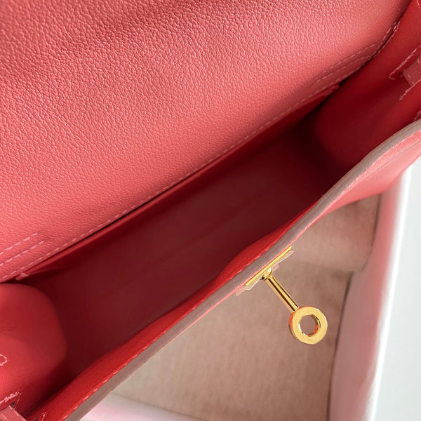 Kelly Danse II 22cm Pink Evercolor Leather Ghw