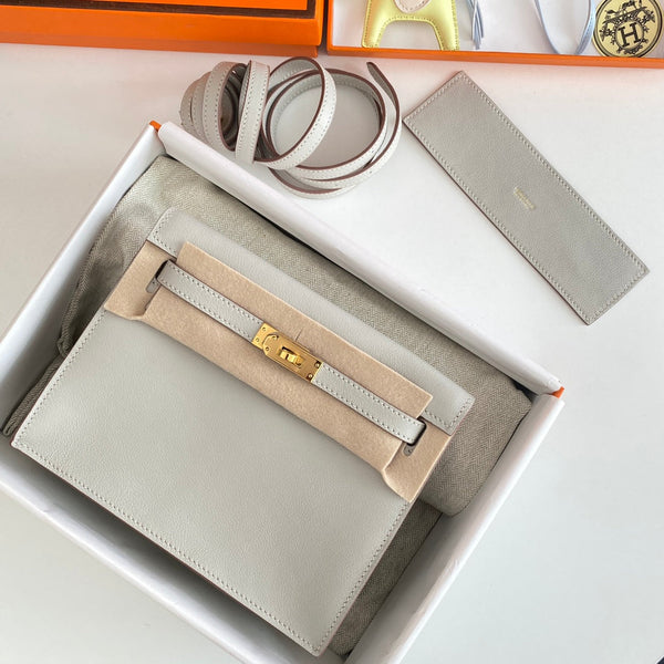 Kelly Danse II 22cm Grigio Chiaro Evercolor Pelle Ghw