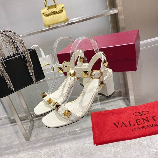 Valentino Roman Stud Sandal 65mm Calfskin 239546