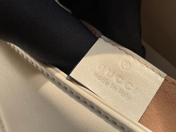 BORSA GG MARMONT MATELASSÉ PICCOLA 22 IN PELLE DI VITELLO BIANCA