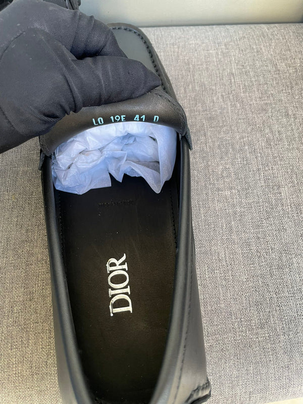 CD ODÉON LOAFER BLACK CALFSKIN