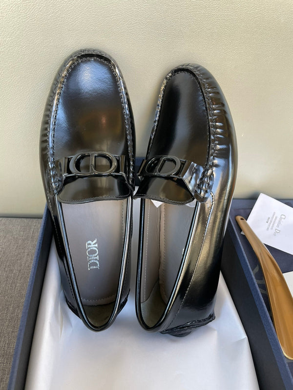 CD ODÉON LOAFER BLACK POLISHED CALFSKIN