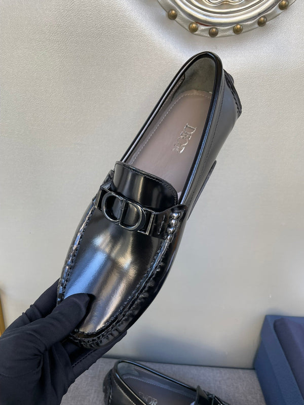 CD ODÉON LOAFER BLACK POLISHED CALFSKIN