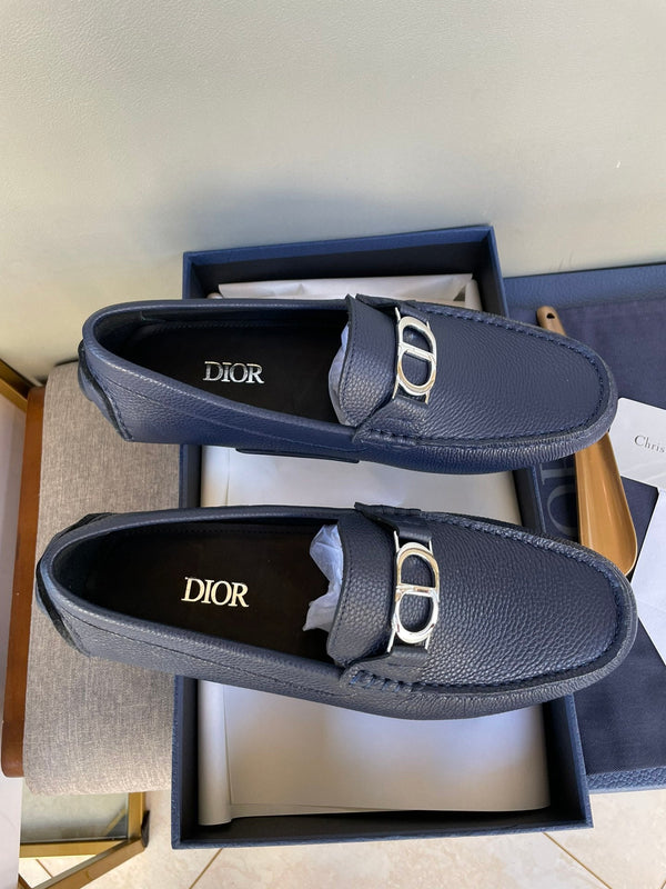 CD ODÉON LOAFER NAVY GRAINED CALFSKIN