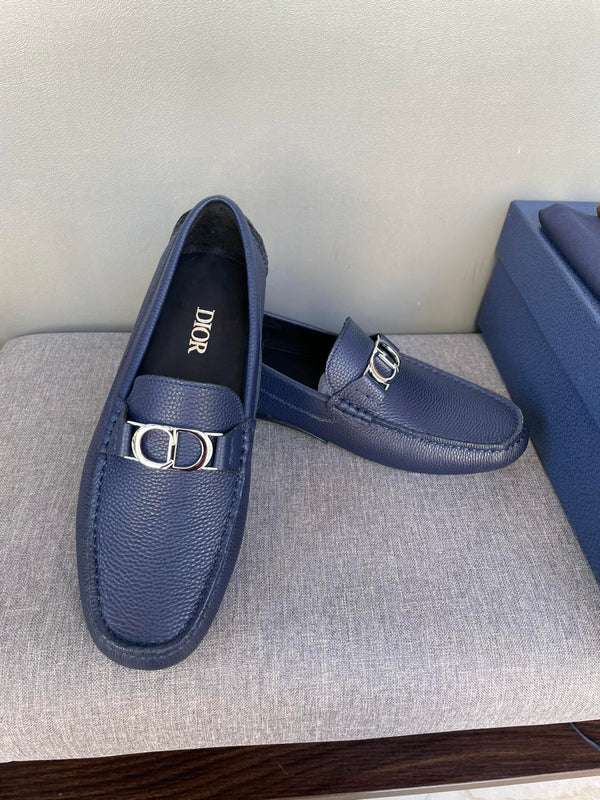 CD ODÉON LOAFER NAVY GRAINED CALFSKIN
